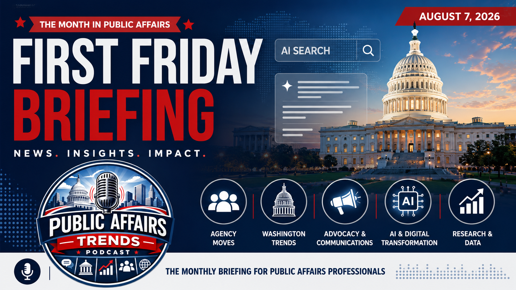 Public Affairs Trends Podcast episode featuring Neil Hughes discussing Technology